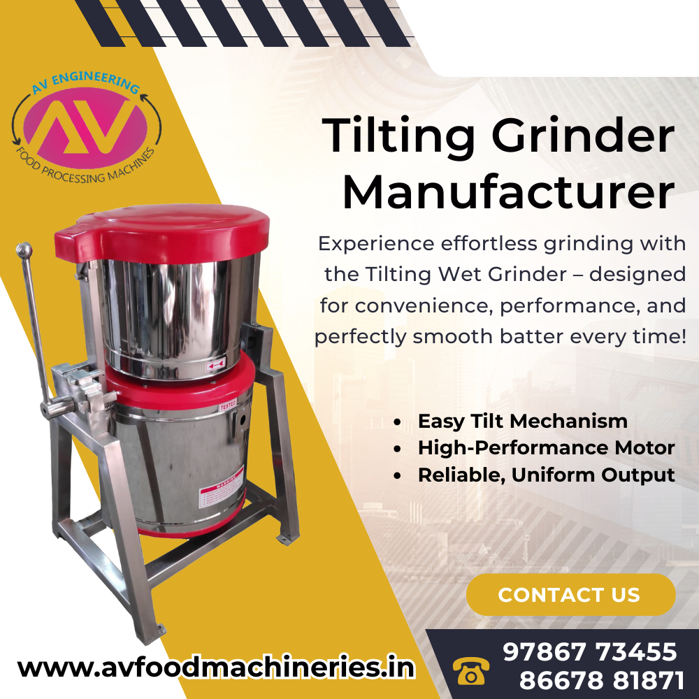 Tilting Grinder Manufacturer