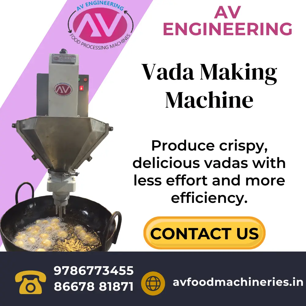 Vada Making Machine Manufacturer – AV Engineering