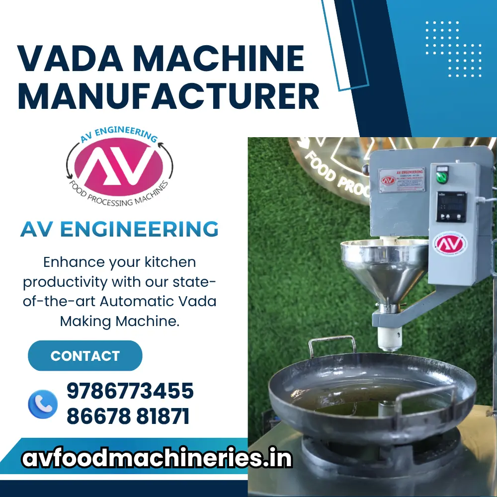 Vada Machine Manufacturer in Tamilnadu