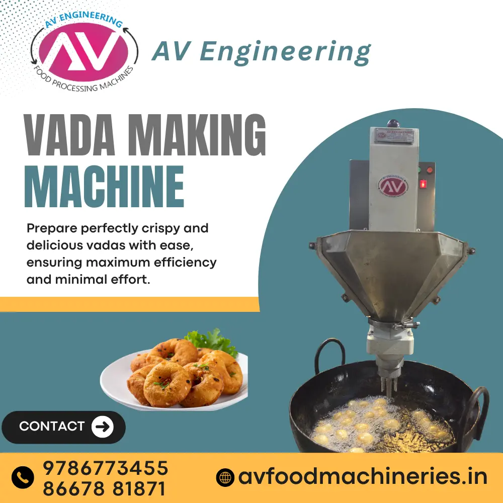 Vada Making Machines Manufacturer in Tamilnadu