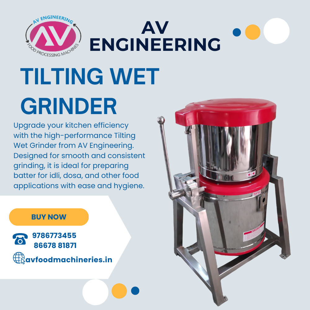 Tilting Wet Grinder Manufacturers in Tamil Nadu