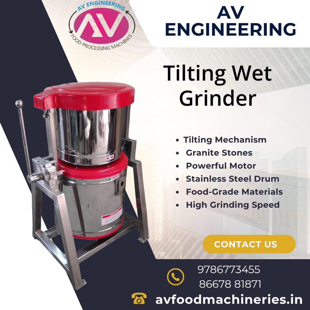Tilting Wet Grinder Manufacturer In Chennai