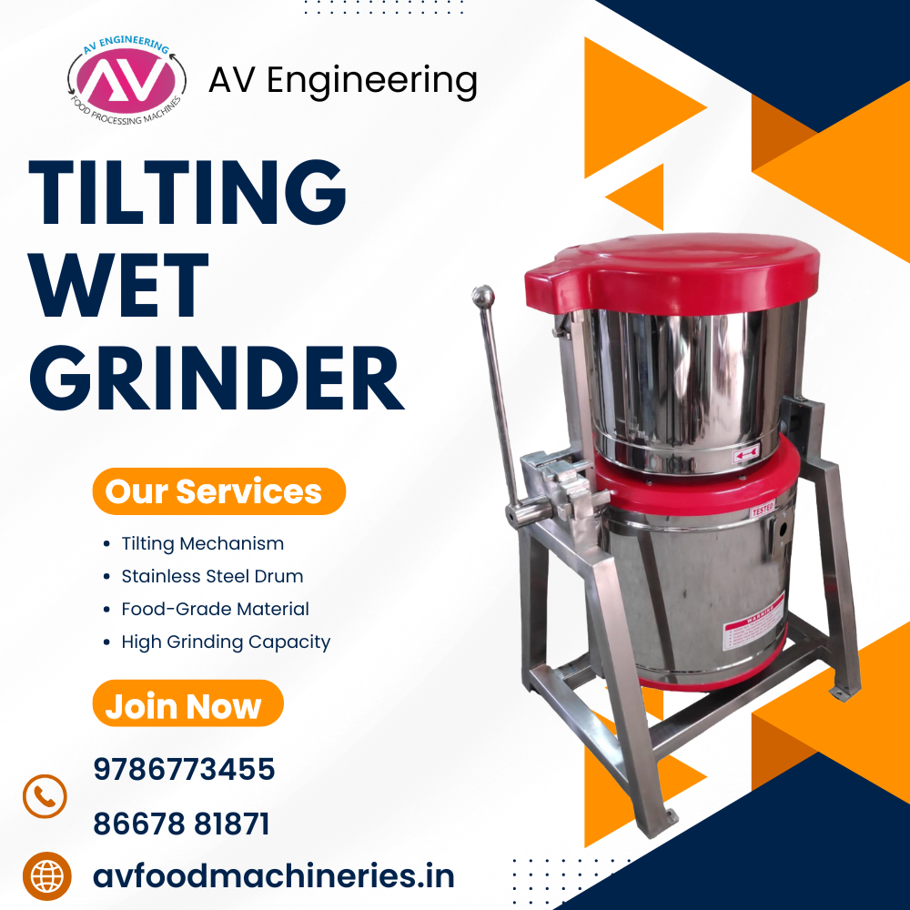 Tilting Wet Grinder Manufacturer in Trichy