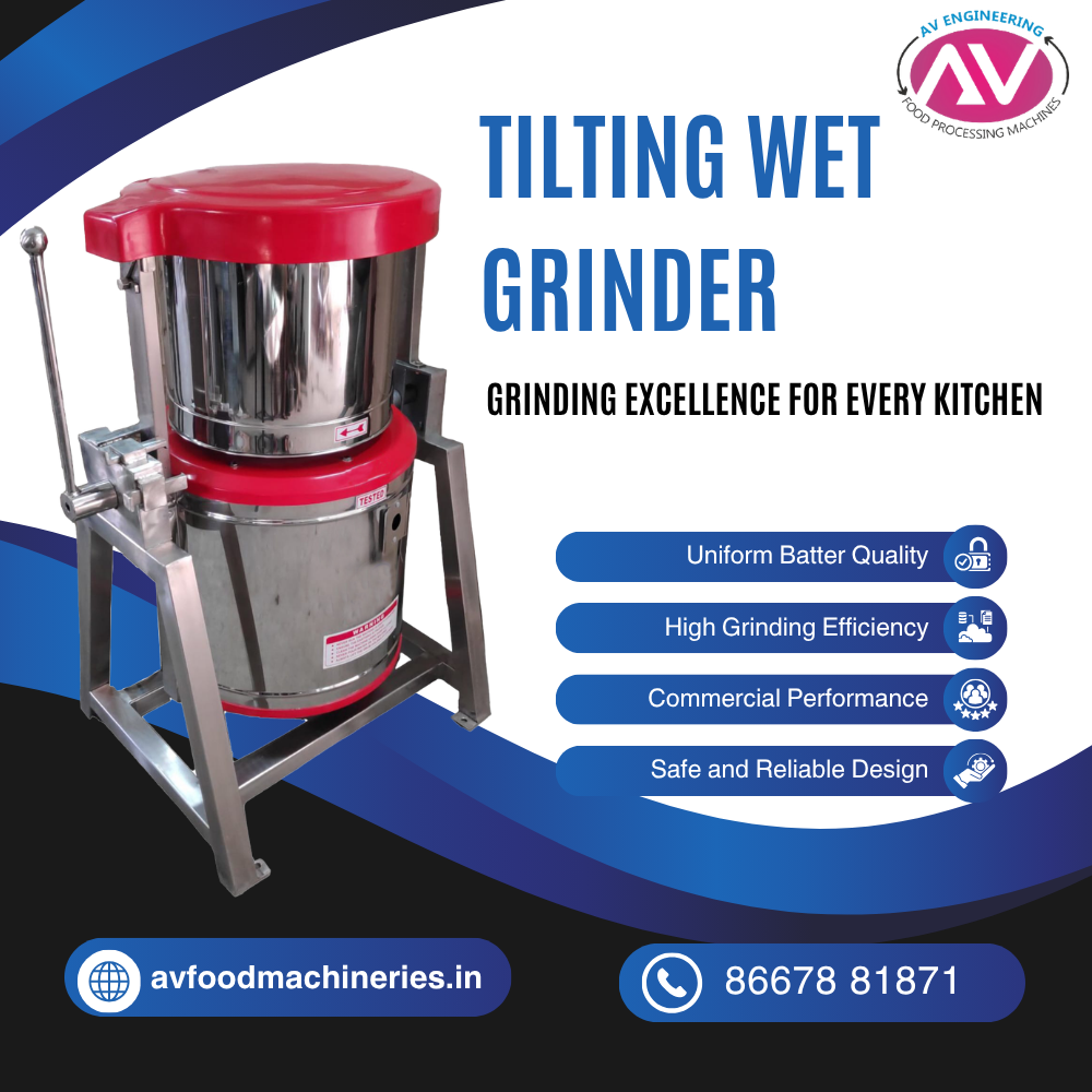 Tilting Wet Grinder Manufacturer in Erode