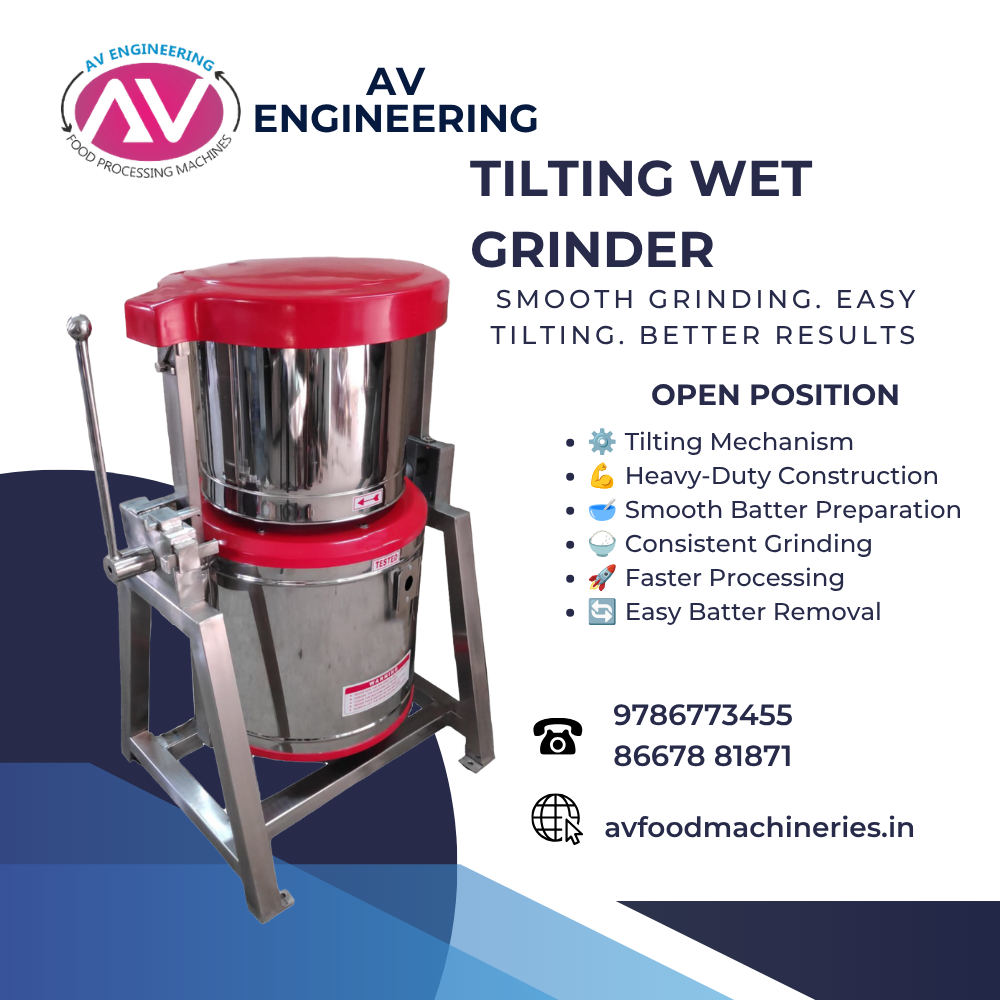 Tilting Wet Grinder Machine Supplier in Coimbatore